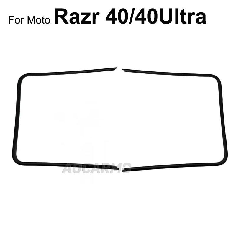 Moto Motorola Razr 40 40U 50 울트라 프론트 스크린 스탠드 중간 베젤 프레임 LCD 디스플레이 브래킷 플라스틱 Hoder 용 Aocarmo