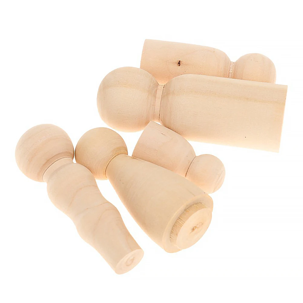 20 Figure In Legno 90 Mm Da Dipingere – 10 Uomo E 10 Donna, Grezzi Non Verniciati, Per Fai Da Te, Compleanni E Matrimoni