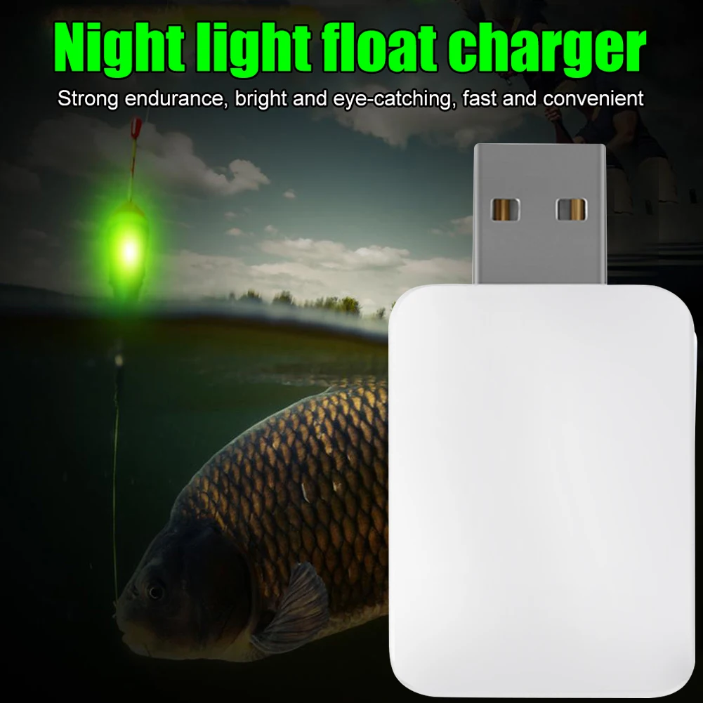 Electronic Fishing Floats Portable LED Fishing Buoy Rechargeable Luminous Fishing Floats CR425 Battery Fishing Accessories
