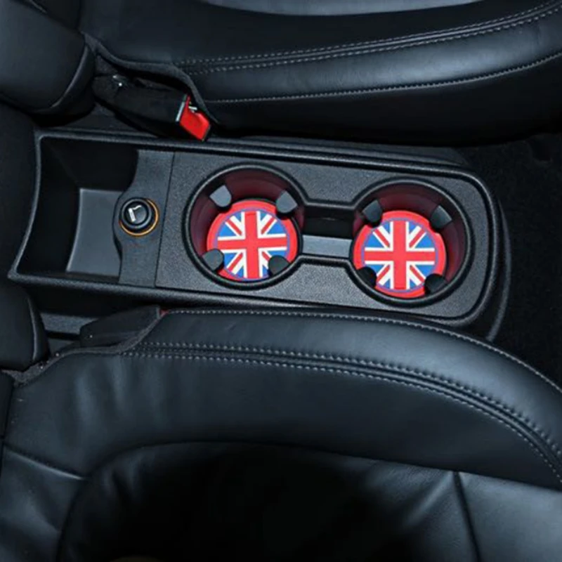 British Flag Auto Cup Holder Non-slip Mat for Mini R55 R56 R60 F55 F56 cup holder coasters,car non slip mat,non slip mat,cup holder inserts,silicone anti slip pad,silicone anti skid pad,cup holder insert