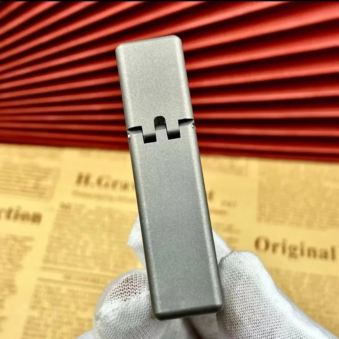 Zorro Titanium Alloy 538, 912 Narrow Machine Small Square Head Kerosene Lighter Gadget Smoking Accessories With box 4