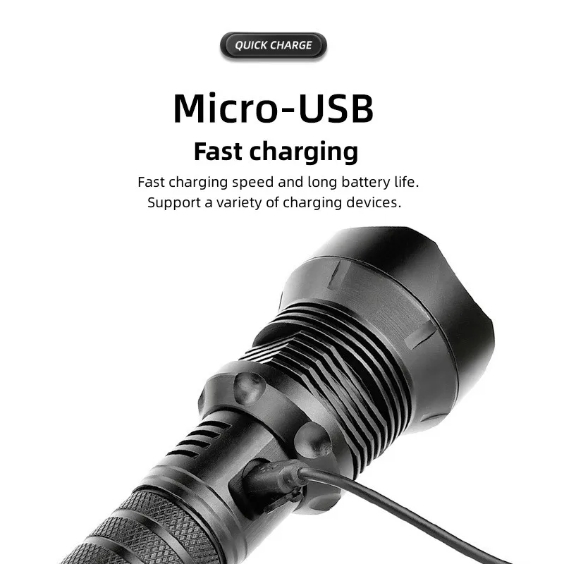 USB  LED  ġ, ſ    LED  ġ, 18650 Ǵ 26650 ͸ ķ , P50 P70