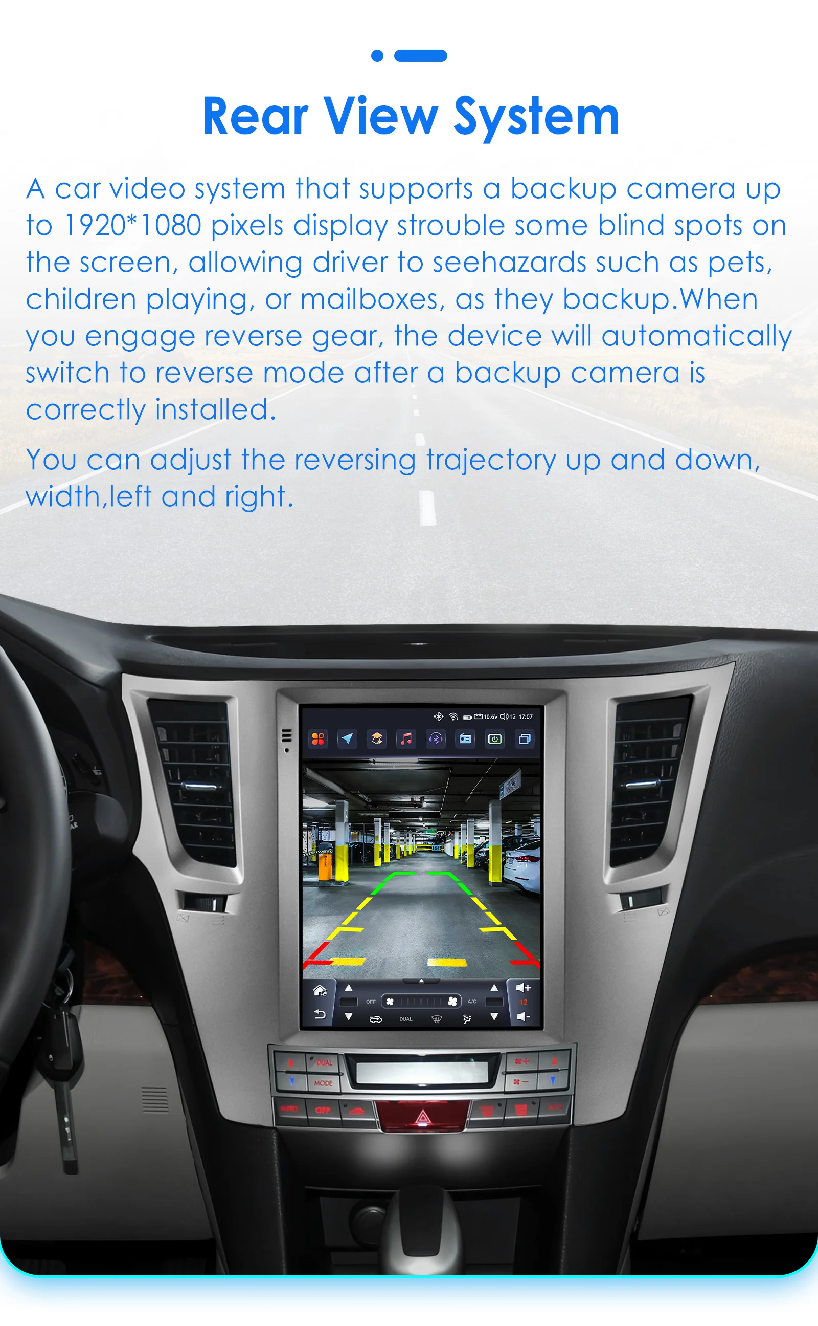9.7inch 2 DIN Android 13 Car Radio for Subaru Outback Impreza Legacy 2009-2014 Multimedia Stereo Vertical Screen Carplay 360Cam