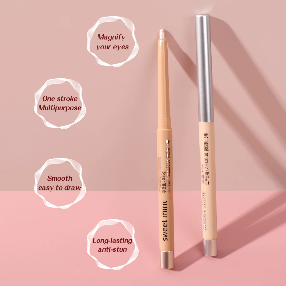 Shiny Chameleon Eyeliner Pencil Green Gold Purple Glitter Eye Shadow Lying Silkworm Pen Waterproof Beauty Cosmetics Women Makeup eyeliner pencil,eyeshadow pen,eyeshadow eyeliner