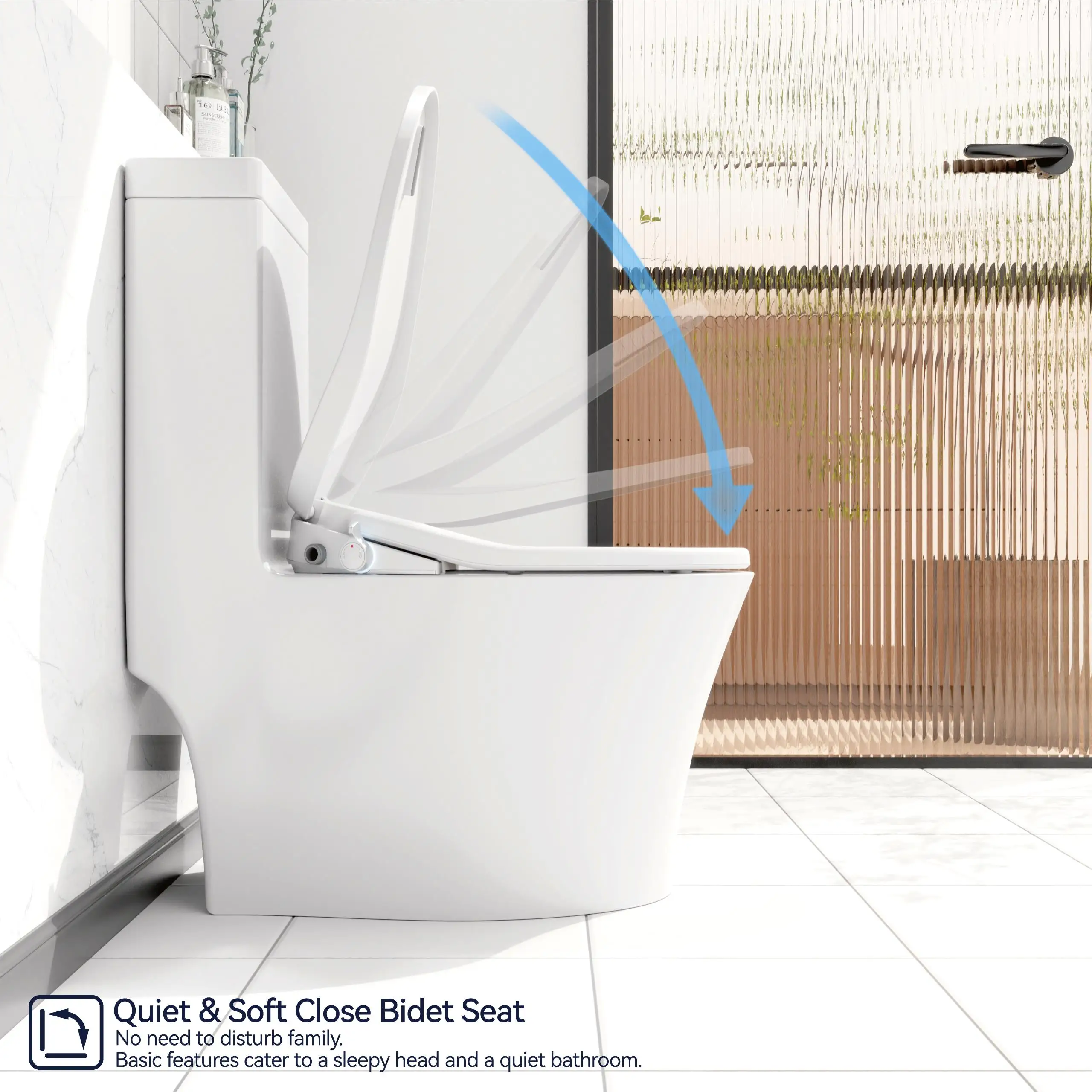 Adjustable Heated Electric Bidet Toilet Seat