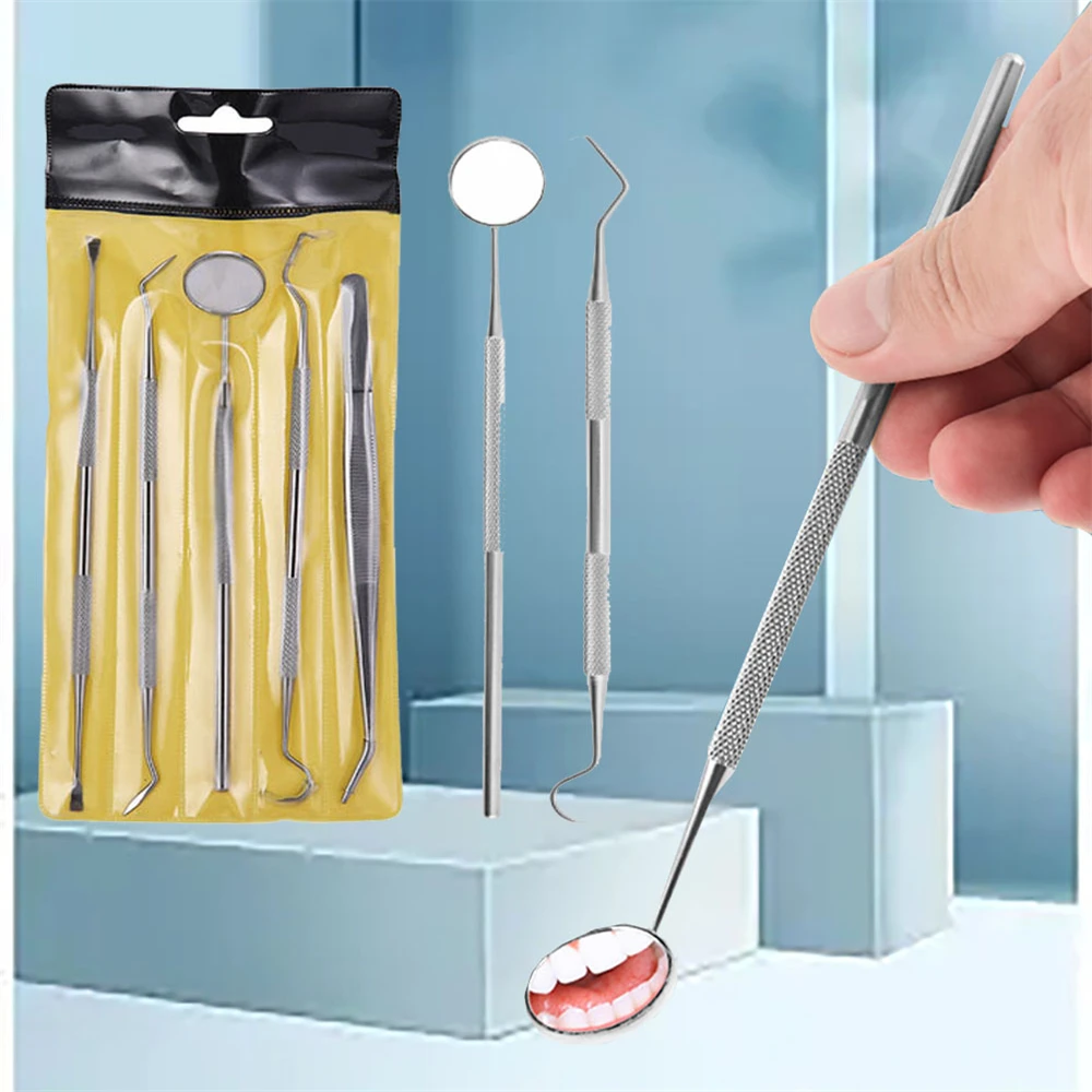 

Стоматологическое зеркало, пинцет из нержавеющей стали, локтевой зонд, стоматологический инструмент, набор для чистки зубов, стоматологические инструменты