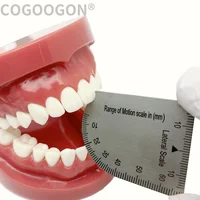 Stainless Steel Dental Bite Gauge Caliper Mouth Gag Opening Capacity Dental Precision Measuring Ruler 1