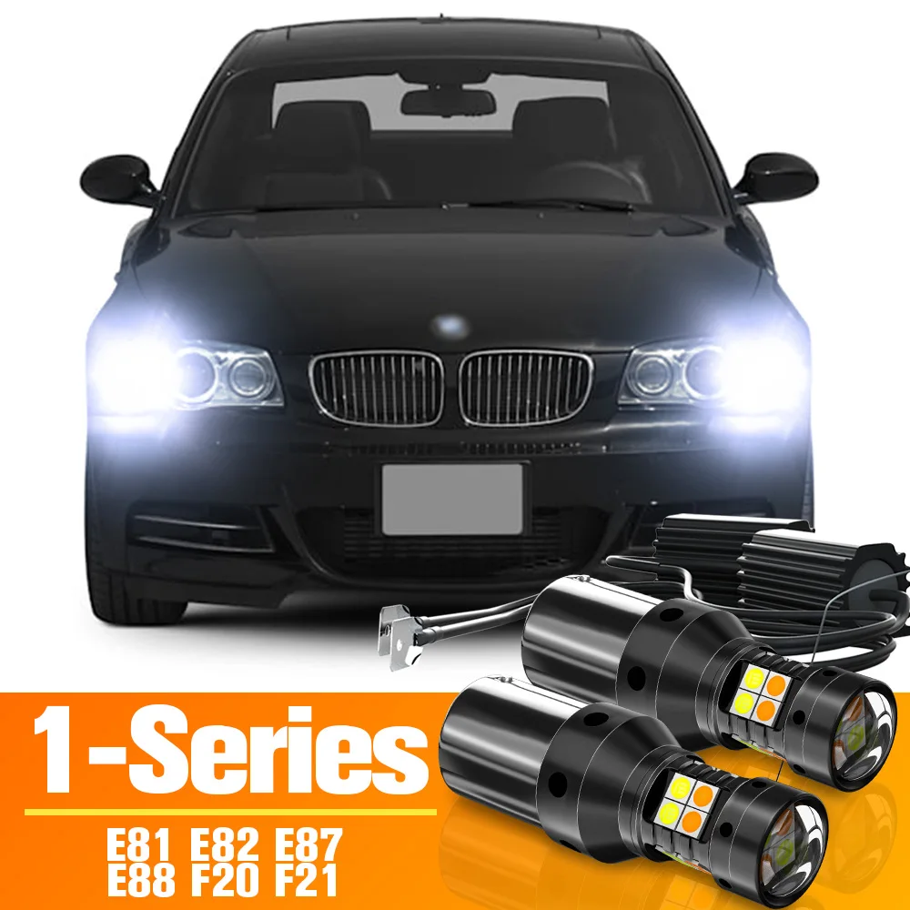 2x Dual Mode LED Turn Signal+Daytime Running Light Accessories For BMW 1-Series E81 E87 E88 E82 F20 F21 2007 2008 2009 2010 _ - AliExpress Mobile