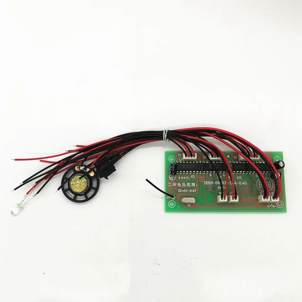 2.4G 8CH Remote Control with Receiver Board DIY Toy for Robot Boat Tank Car 4-6V Accessories-Orange 2