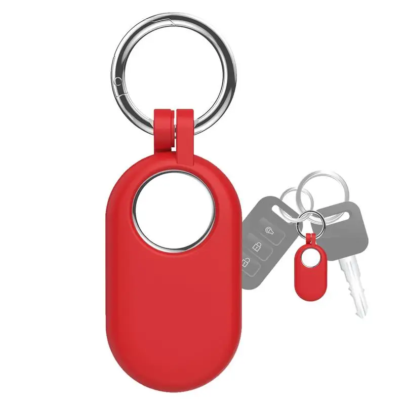 silicone Cover For Galaxyy Smarttag2 Protective Case Skin Cover keychain Shock Resistant Smart Tag Holder Case Thick Cover