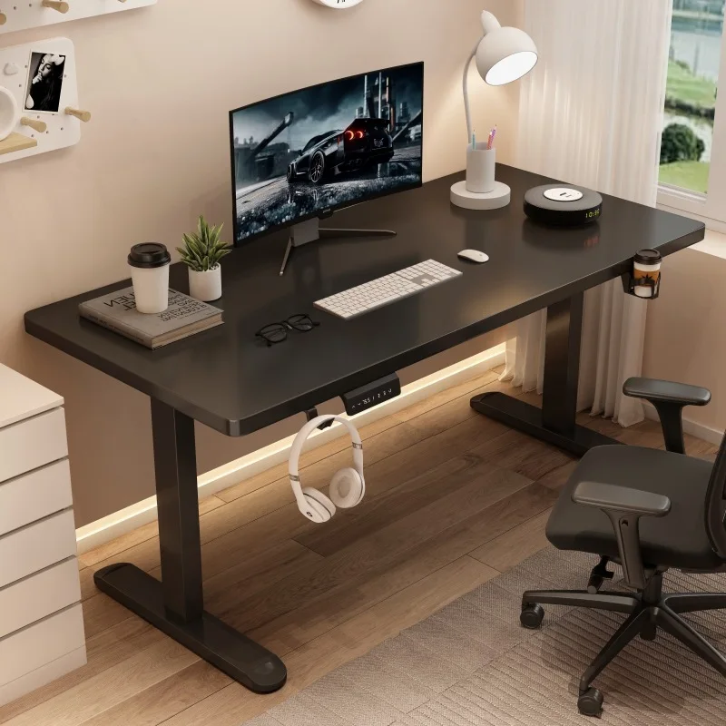 Height Adjustable Electric Standing Desk Sitting Desk Motion For Home Office Protection Ergonomic Cervix Lower Spine