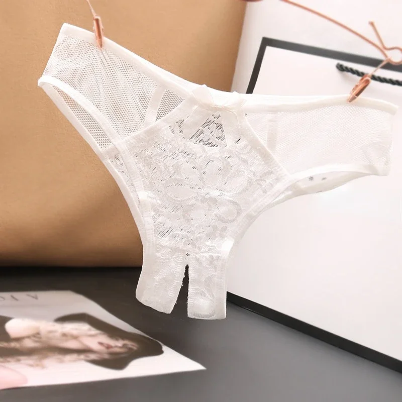 Women Panties Open Crotch Panties Low Waist Lace Briefs Underwear women panties female underwear lace panties womens underwear