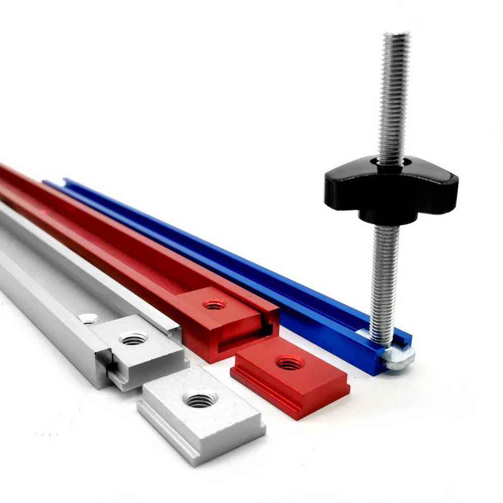 Save Big On Bulk Aluminum Woodworking T Track Aluminium T Track, Pushblock For Table Saw, 300 800mm 75 Type Fence Miter Track Stop, DIY Woodworking