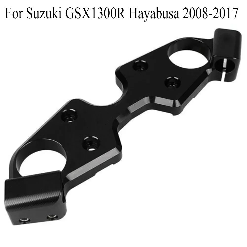 

Верхняя часть мотоцикла, тройной зажим дерева для Suzuki GSX1300R Hayabusa 2008 2009 2010 2011 2012 2013 2014 2016 2015 2017, черный