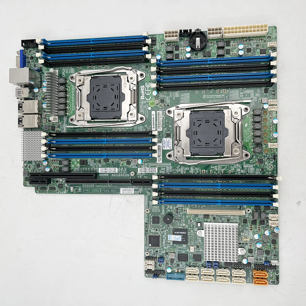 Two-Way Server Motherboard For X10DRW-iT LGA-2011 Support E5-2600 V3 V4 High Quality 7 Two-Way Server Motherboard For X10DRW-iT LGA-2011 Support E5-2600 V3 V4 High Quality - Image 5