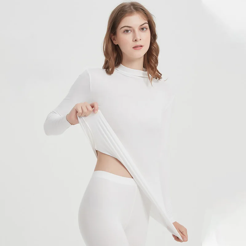 Plus Size Thermal Underwear For Women Autumn Winter Seamless Thin