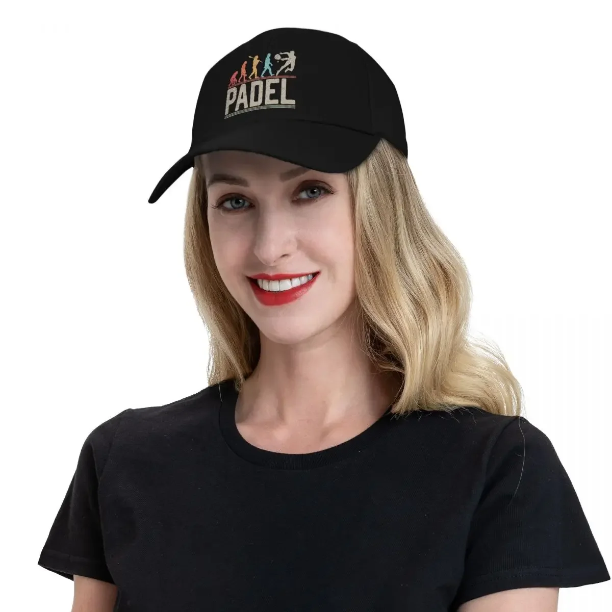 Padel Evolution of Man Vintage Funny Padel Player Baseball Cap Christmas Hat beach hat Mens Caps Women's