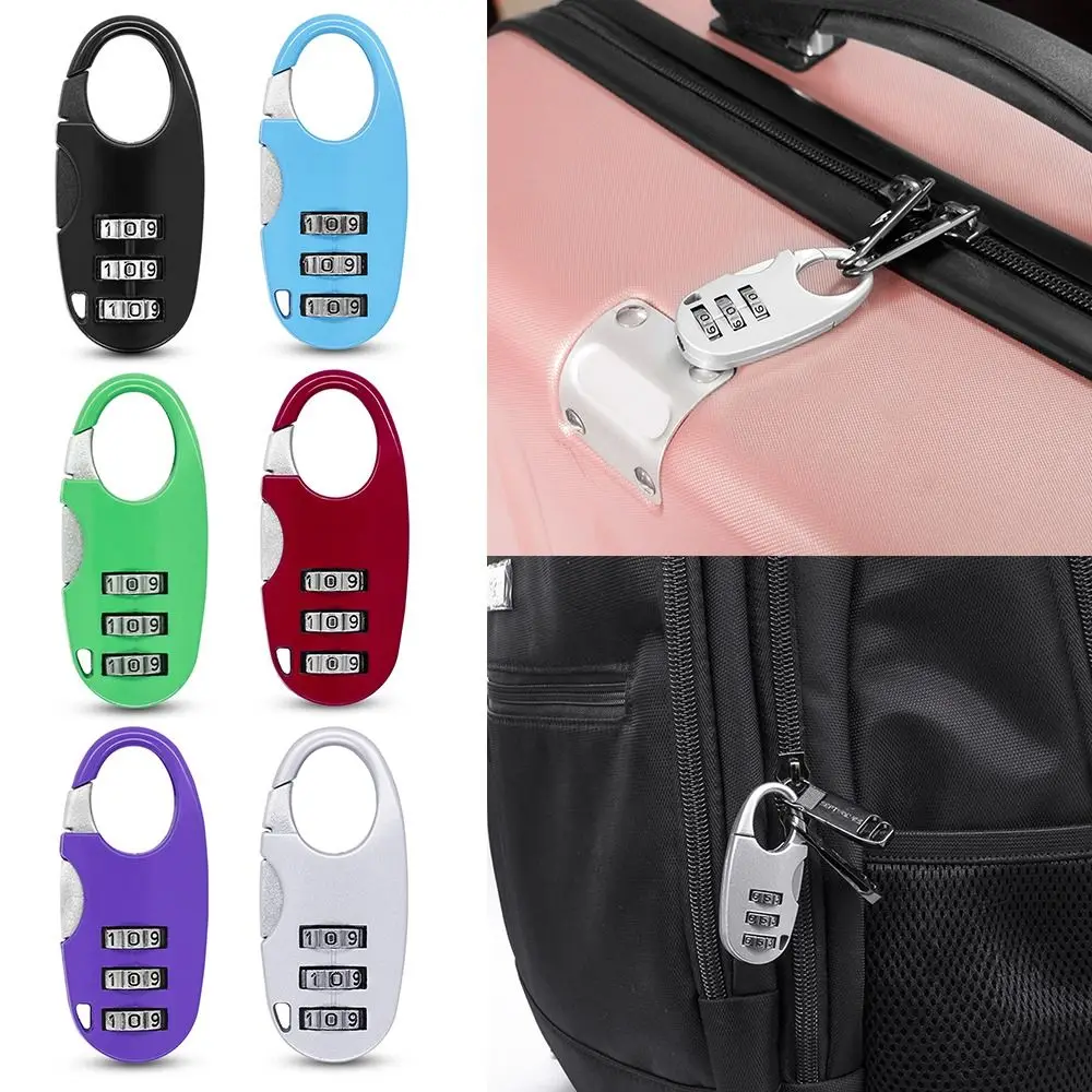 Mini Alloy Number Combination Code Lock Luggage Padlock