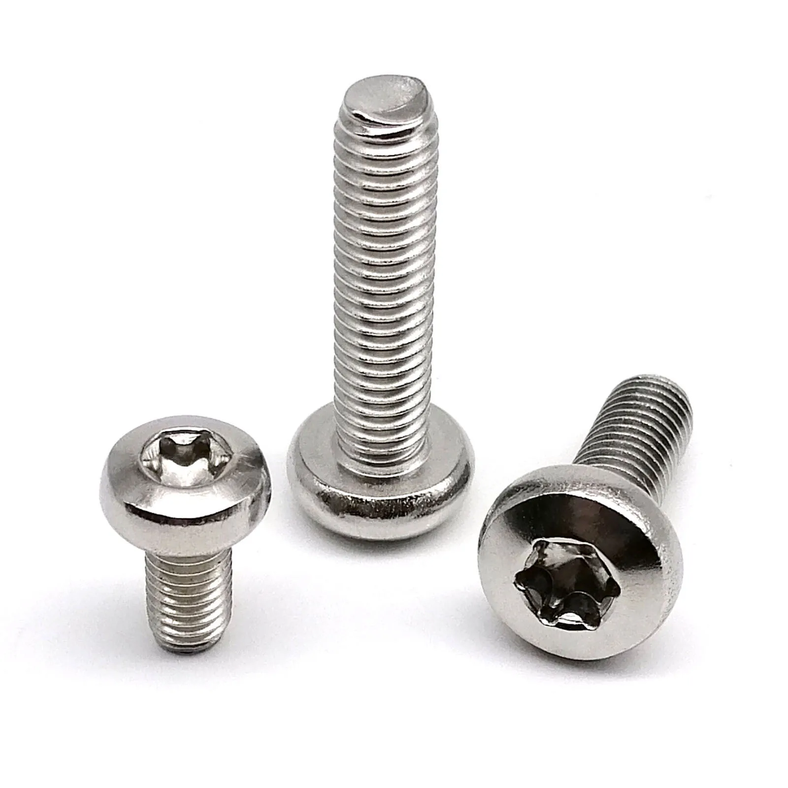 M1.4 M1.6 M2 M2.5 M3 M4 M5 M6 M8 304 A2-70 Stainless Steel GB2672 Six-Lobe Torx Pan Round Head Screw Bolt Extra Long 3-100mm