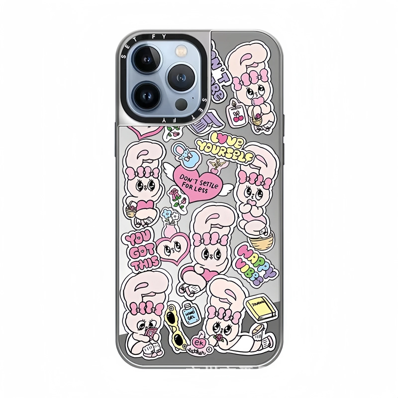 

Rabbit Magnetic Mirror Phone Case Suitable for iPhone 15,14,13, Pro, Max