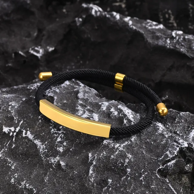 Mprainbow 남성용 맞춤형 ID 바 팔찌: 개인적 의미와 스타일의 완벽한 결합