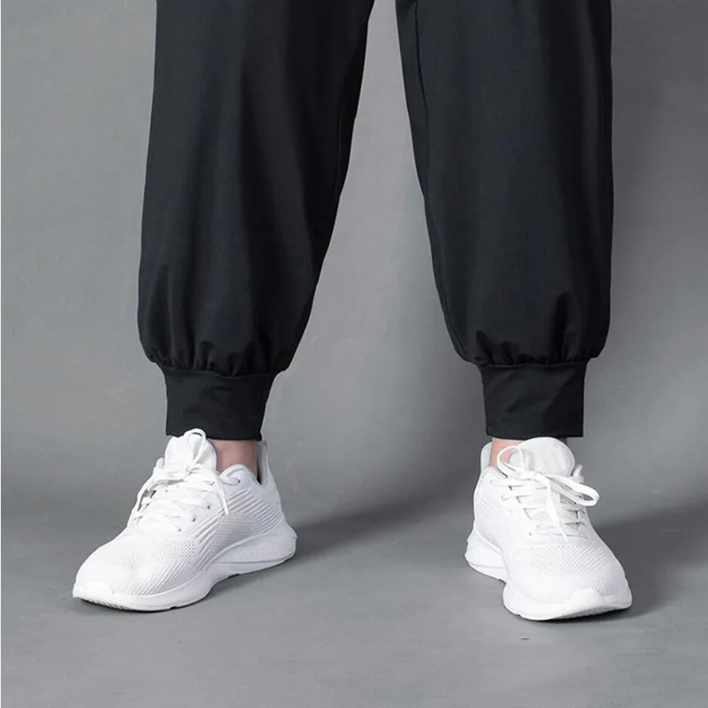 Sports Pants Men Summer Casual Sweatpants Thin Plus Size 11XL 12XL Loose Elasticity Stretch Breathable