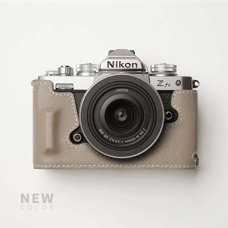 Mr.stone保護ケース,革カメラケース,nfc z-fc,canonカメラ用