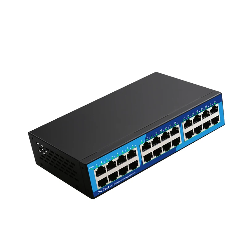 게임 고속 이더넷 RJ-45 LAN 어댑터 도크 스테이션, 네트워크 스플리터 어댑터, RJ45 허브 스위치, LAN 확장기, 24 포트, 100Mbps