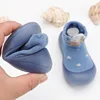 Waterproof Baby Sneakers Spring Summer Newborn Walking Shoes Rubber Bottom Anti-slip Kids Booties Soft Soled Children Socks Shoe 4