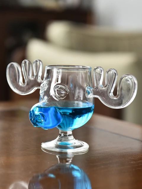 REINDEER WINE GLASS 