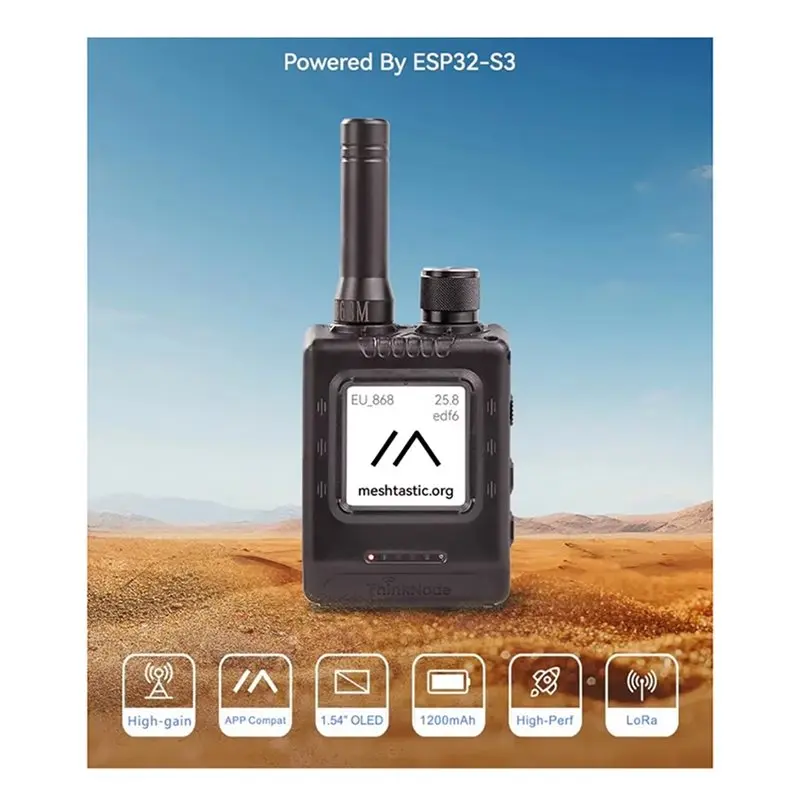 【추천】Think Node M5 Meshtastic Lora Node ESP32-S3 1.54인치 EPD 디스플레이 GPS 태양광 발전 BLE 저전력 815MHZ
