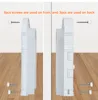 French Cat Door French Pet Free Entry and Exit Double Door ABS Cat Door Dog Door Hole with Door Curtain Cat Door 6