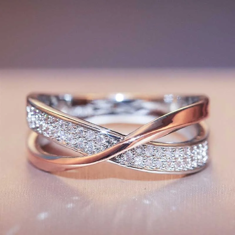 Shimmering Zircon Engagement Ring 14k Gold Plated for Weddings Parties and Everyday Wear Finger Ring