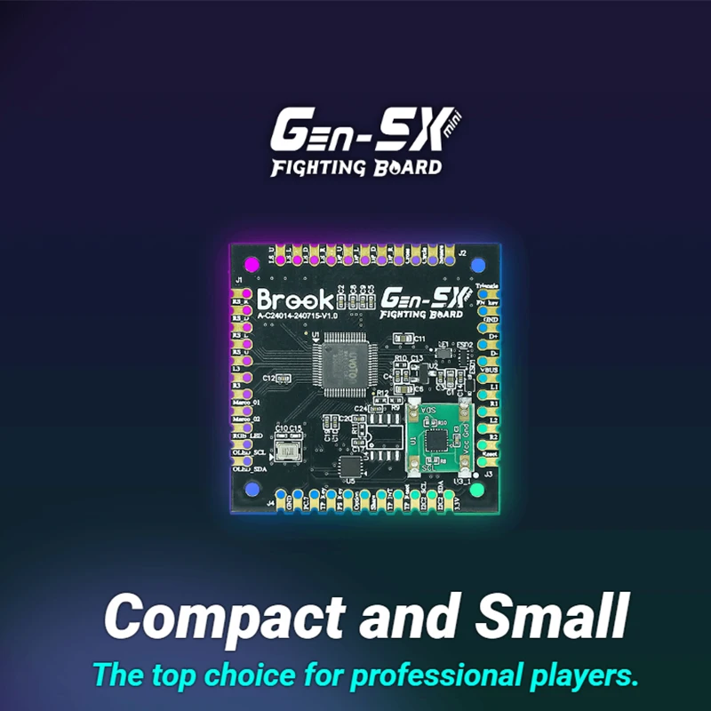 Brook Gen-5X Fighting Board Multi-Platform Controller with RGB-LED