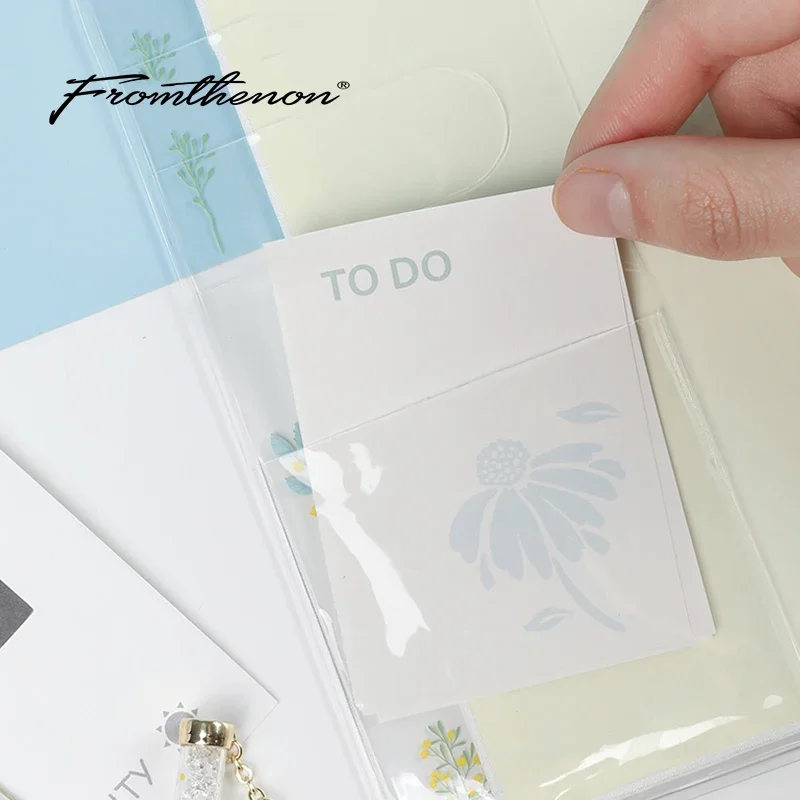 Transparent Protective Cover for Weekly Planner - Patterned Design Stationery Accessory