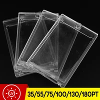 35PT-180PT Magnetic TCG Card Frames Display Holders Acrylic Clear Card Sleeves Frame Photo Display Stand Game Card Holder 1