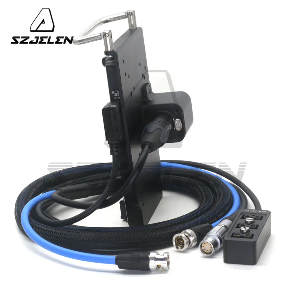 Scheda Batteria Portatile Con Montaggio A V Xlr4 Pin Adattatore Di Alimentazione Femmina. Arri Mini Lf/Red V-Raptor/Sony Cinealta Venic Camera Power