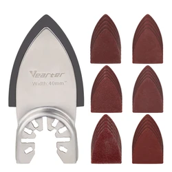 31-Piece Finger Oscillating Multitool Sanding Kit with Hook & Loop Sandpaper Sheets (1 Set)