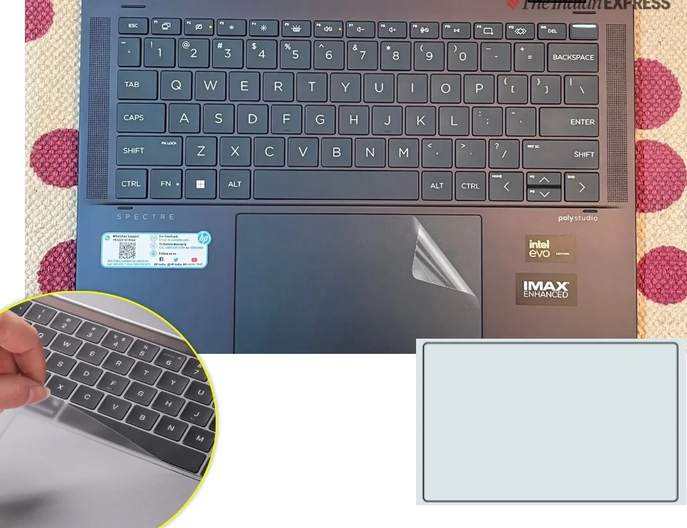 Matte Touchpad Protective film Sticker Protector for HP Spectre 360 2-in-1 14-eu0666TU14-eu0097nr eu0023tu 14-eu TOUCH PAD
