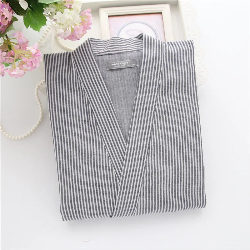 Men Women Japanese Kimono Pajamas Shirt Trousers Set Yukata Comfort Tracksuit Cotton Loose Fit