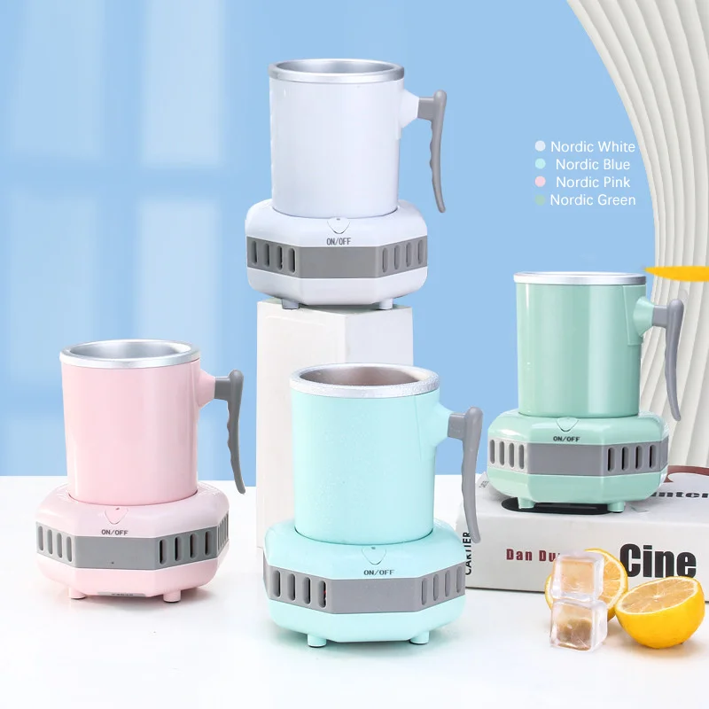 USB Refrigerator Beverage Fast Cooler Cup Electric Beer Bottle Can Water Soda Drinks Cooling Mug Ice Car Home Refrigeration Cup