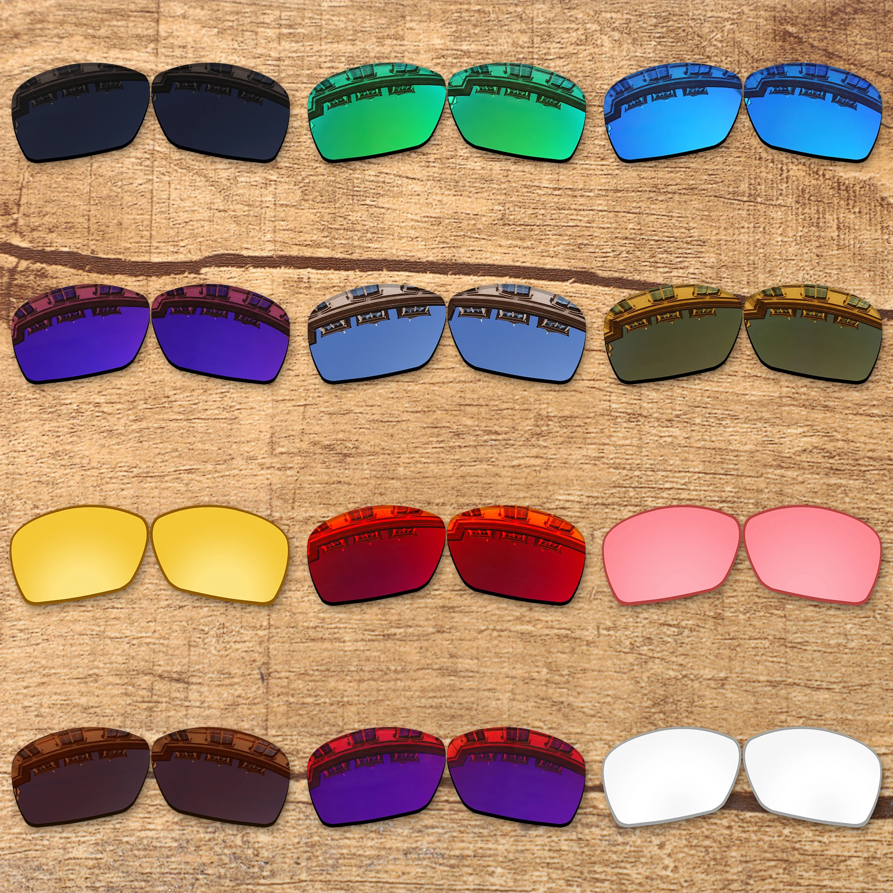 Vonxyz High Intensity Yellow Replacement Lenses For Electric Knoxville XL Sunglasses - UV Protection, Anti-Scratch - View #2