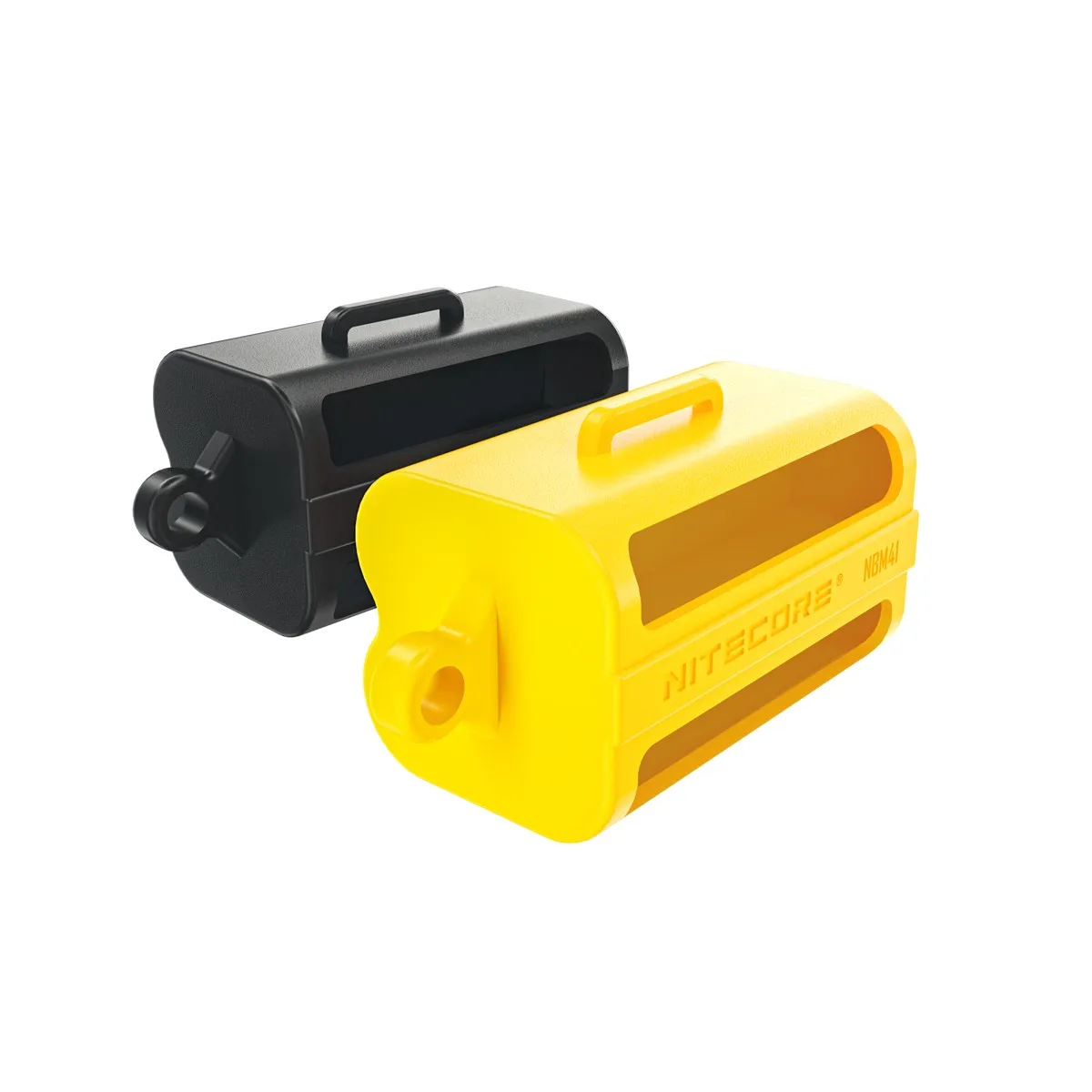 Original Nitecore 18650 Battery case Nitecore NBM41 Silicon case holder Storage box Portable Battery Magazine powerbank case