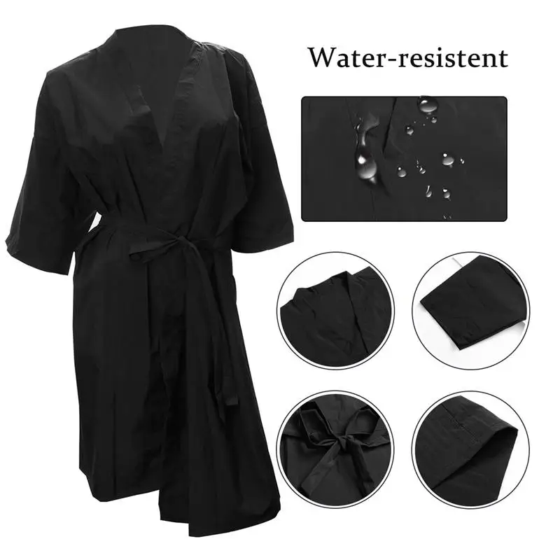 Hair Salon Smock Salon Client Gown Woman Bathrobes Hair Cutting Cape Professional Hairdressing Clothes Hairdresser Apron 2