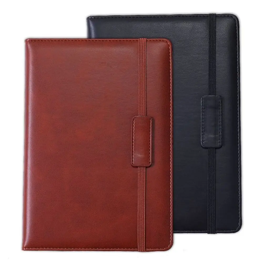 Student Stationery High Quality PU Leather Work Planning Journal Diary Book School Office Supplies Business Notepad A5 Notebook