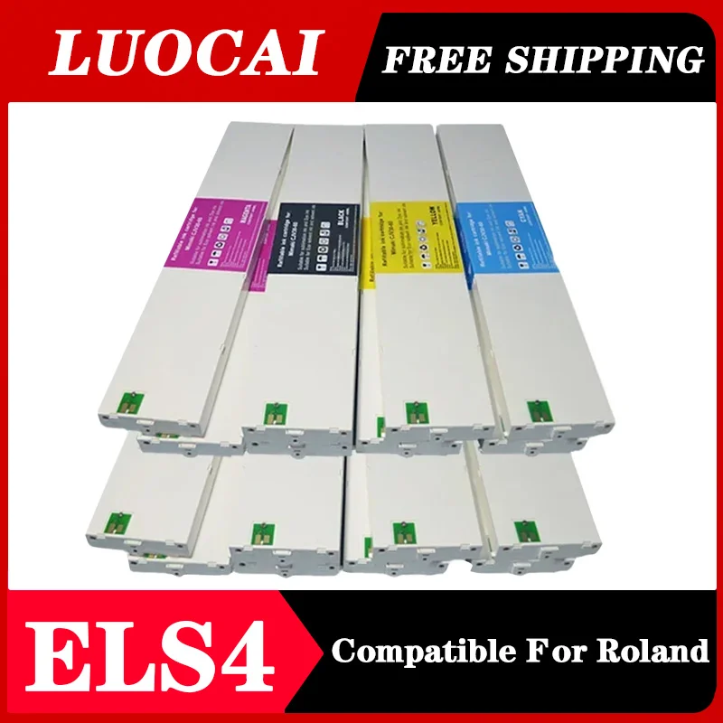 

6 видов цветов 440ML ECO-SOL MAX, сменный чернильный картридж ESL4 для принтеров серии Roland BN-20 SolJet PRO II SP-i (6 цветов на выбор)