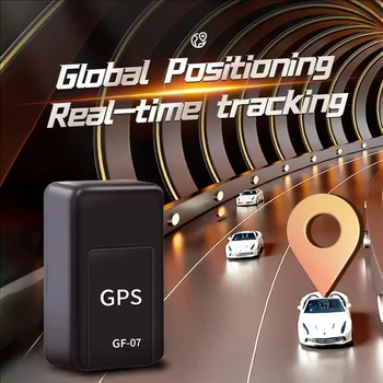 Localizzatore GPS per Veicoli GF07 con App, Tracker GPS Magnetico in Tempo Reale, Dispositivo di Tracciamento GPS Antifurto con Allarme e Geo-Fence