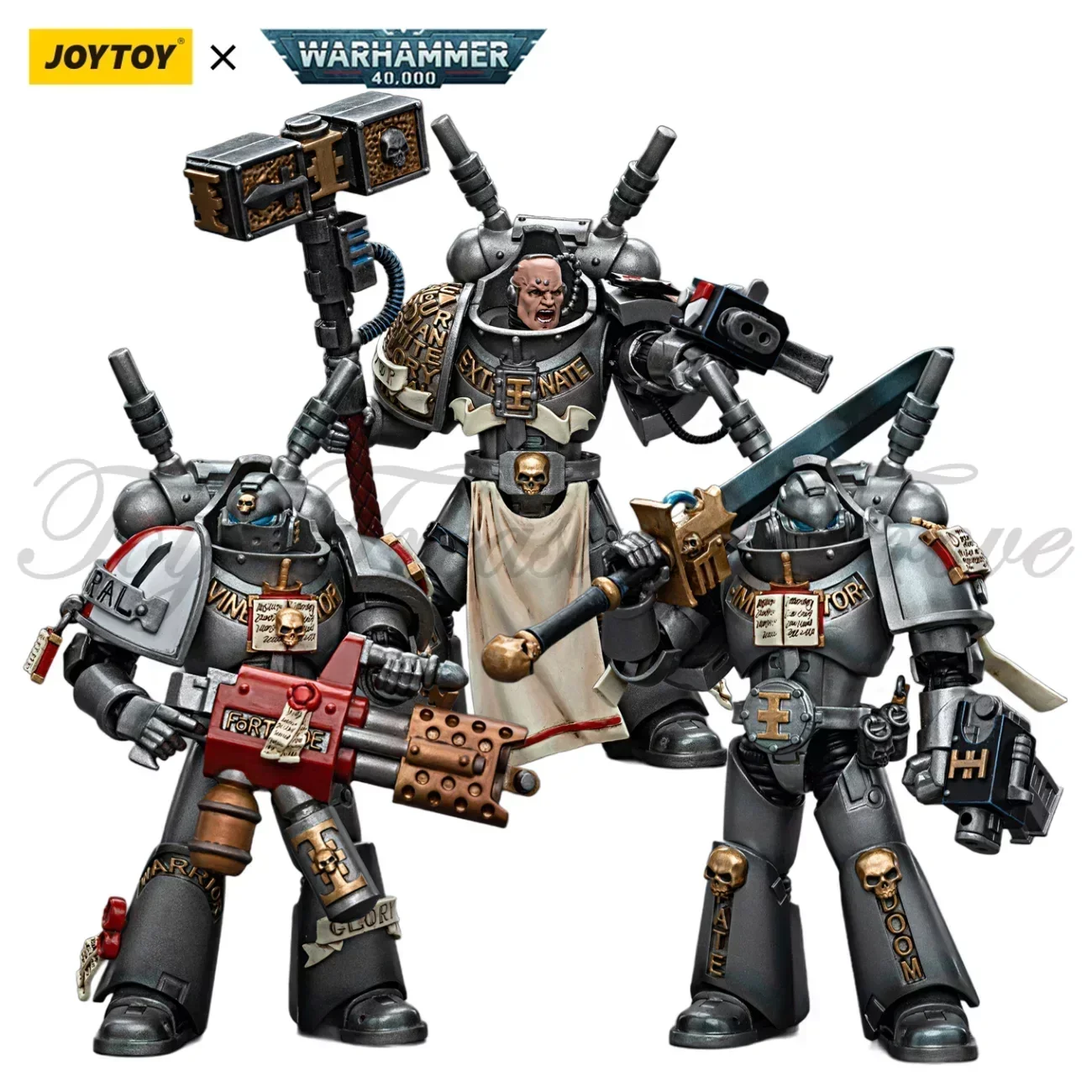 JOYTOY ウォーハンマー 40k 1/18 アクションフィギュアグレーナイツ