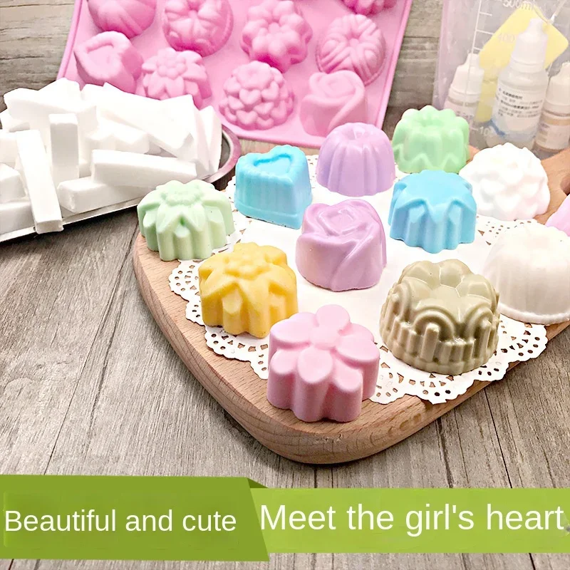 DIY Handmade Essential Oil Soap Material Pack Tool Set Homemade Natural Ingredients