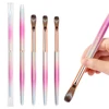 ANGNYA Kolinsky Acrylic Nail Brush 3D Pure Handmade Nail Art Brushes For Acrylic Application  For Diy Home Salon Size 8#10#12# 1
